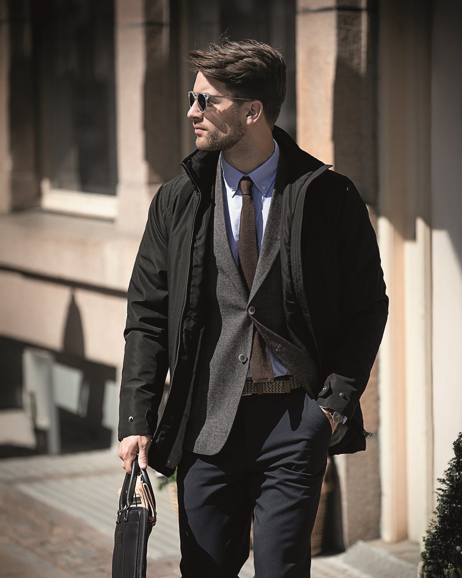 Bellington Men Black Back