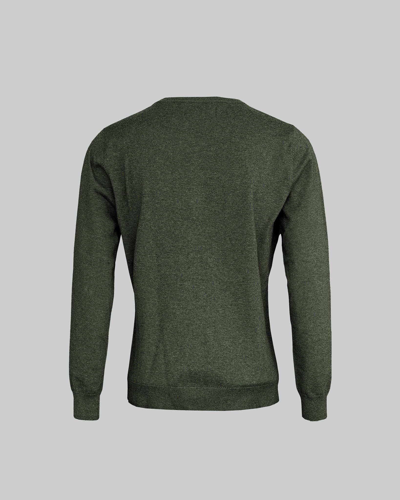 Brighton Cardigan Women Olive Melange Back