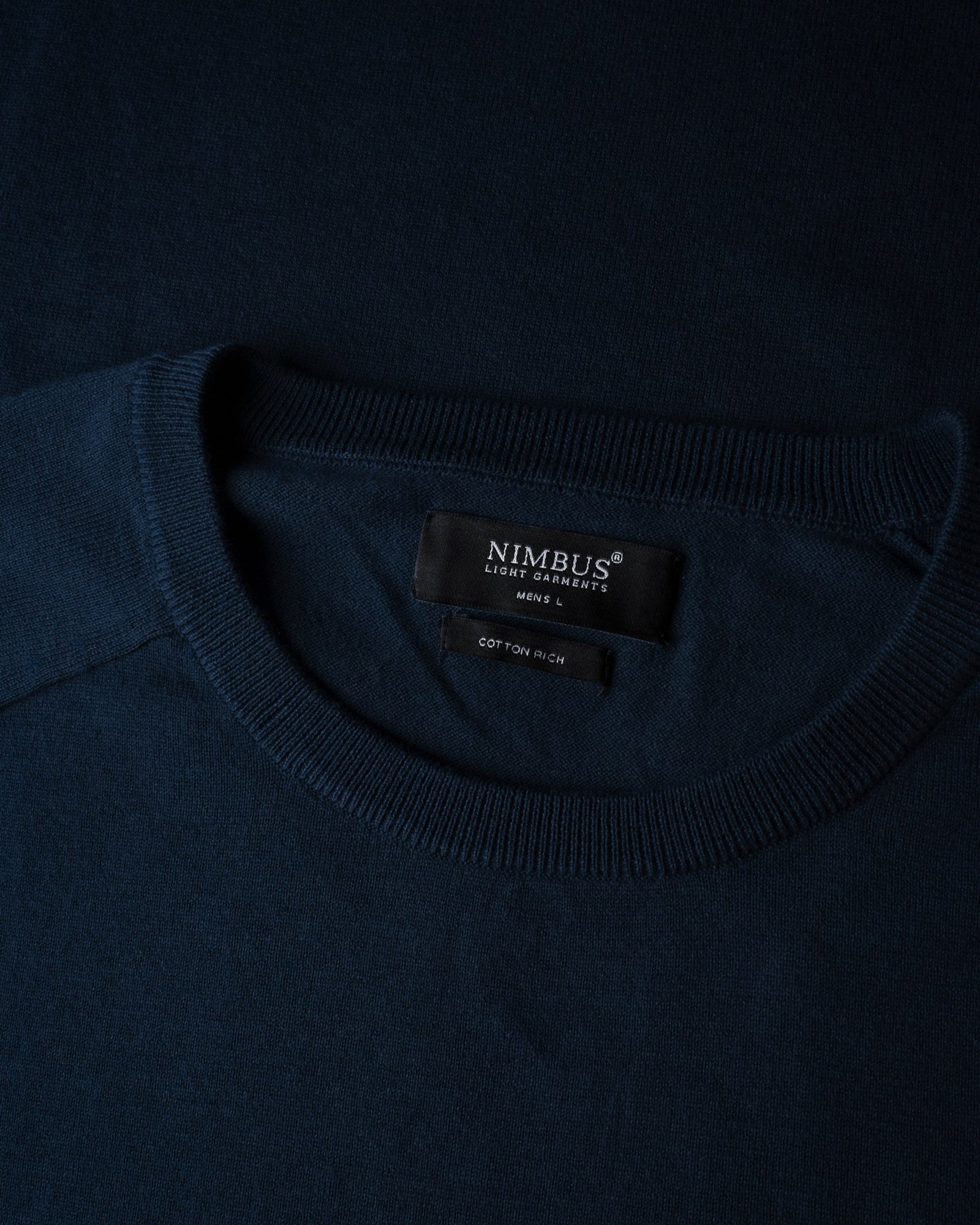 Brighton O Neck Men Navy Back