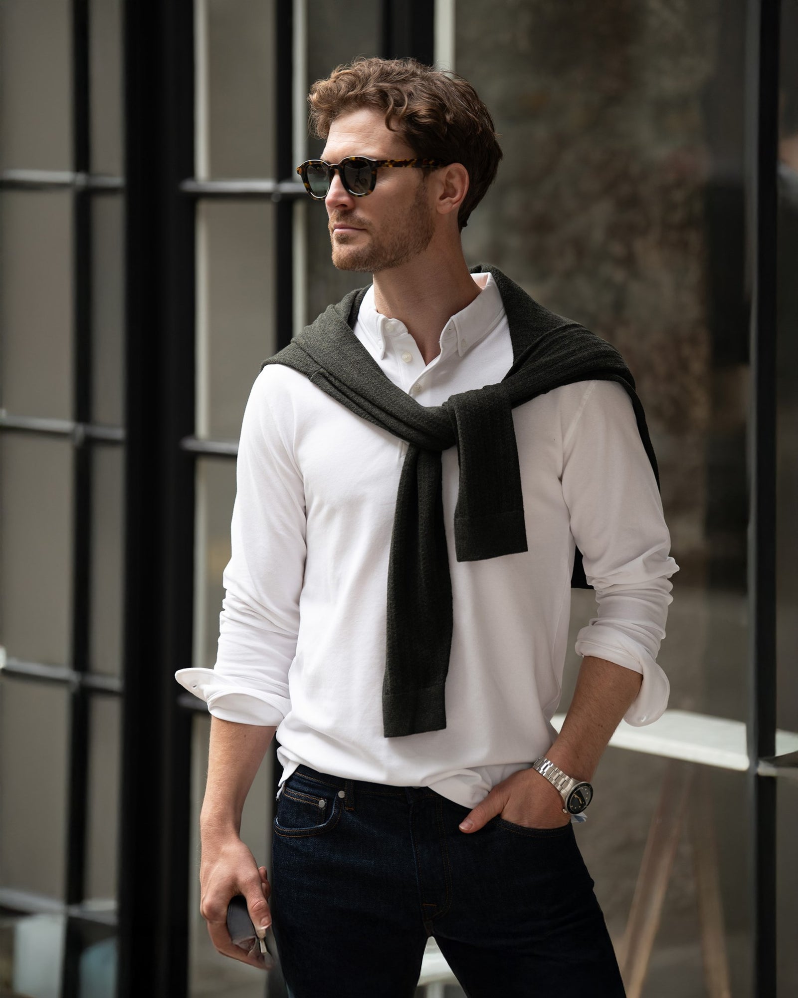 Carlington Men Charcoal Back