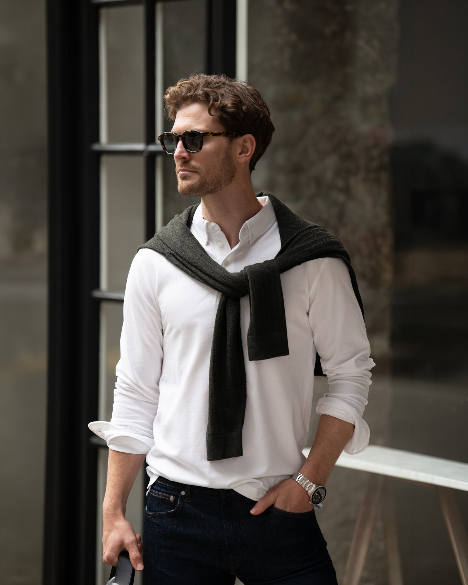 Carlington Men Dark Navy Back