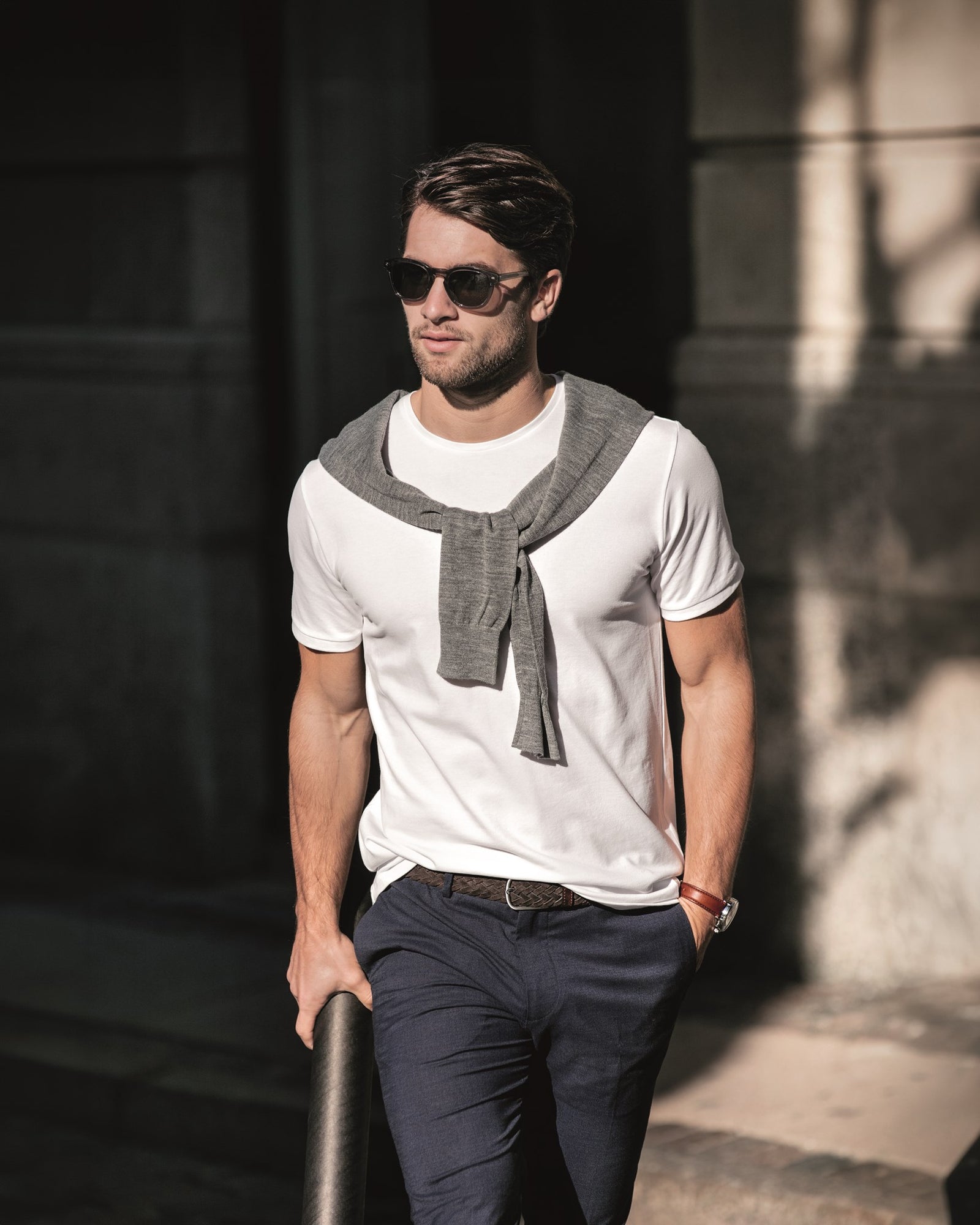 Orlando Men Navy Back