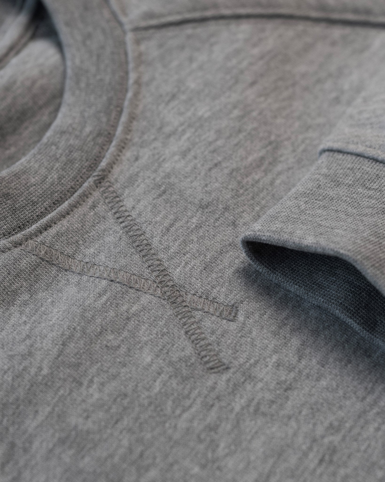 Georgetown Men Women Grey Melange Closeup 1