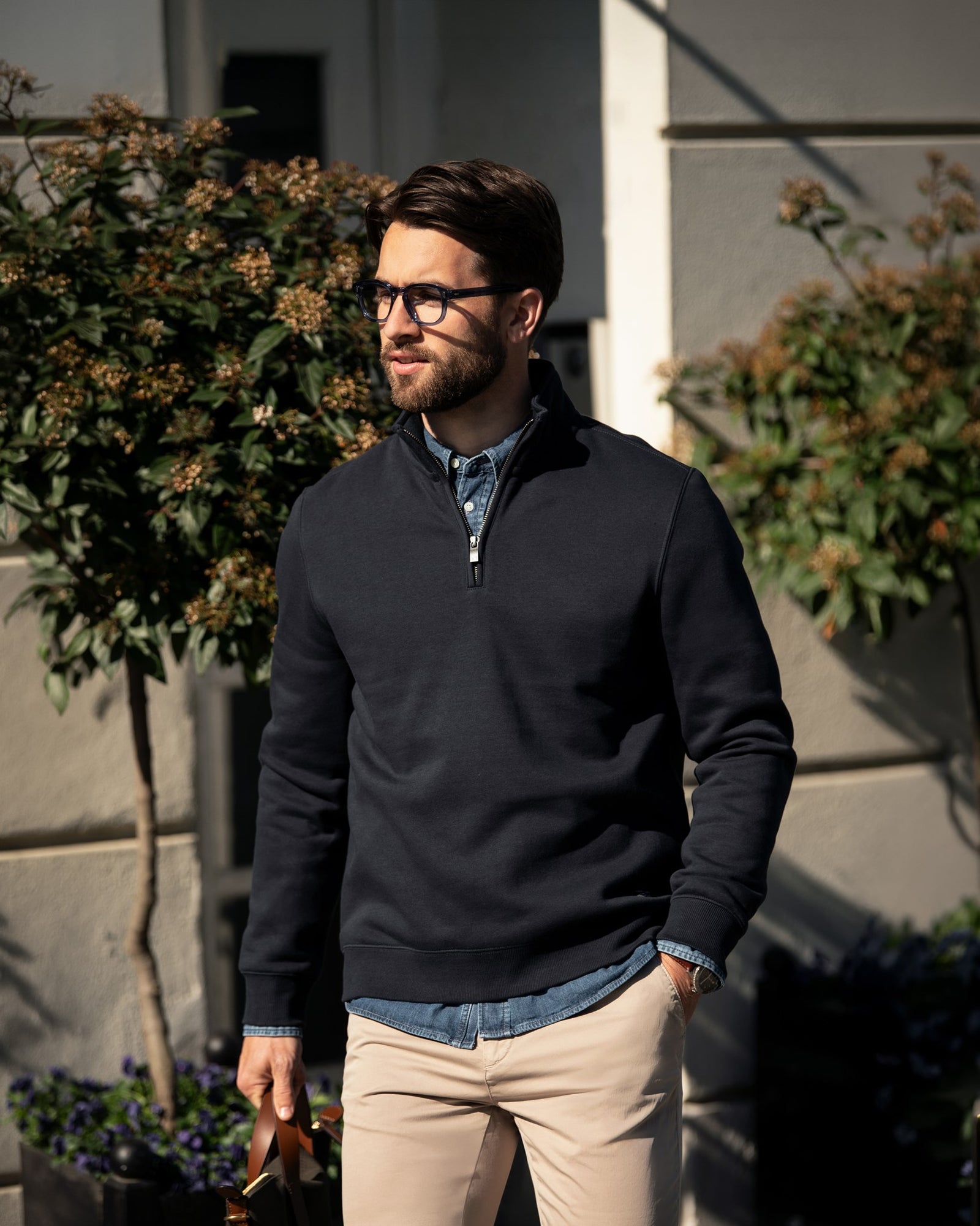 Glendale Unisex Navy Back