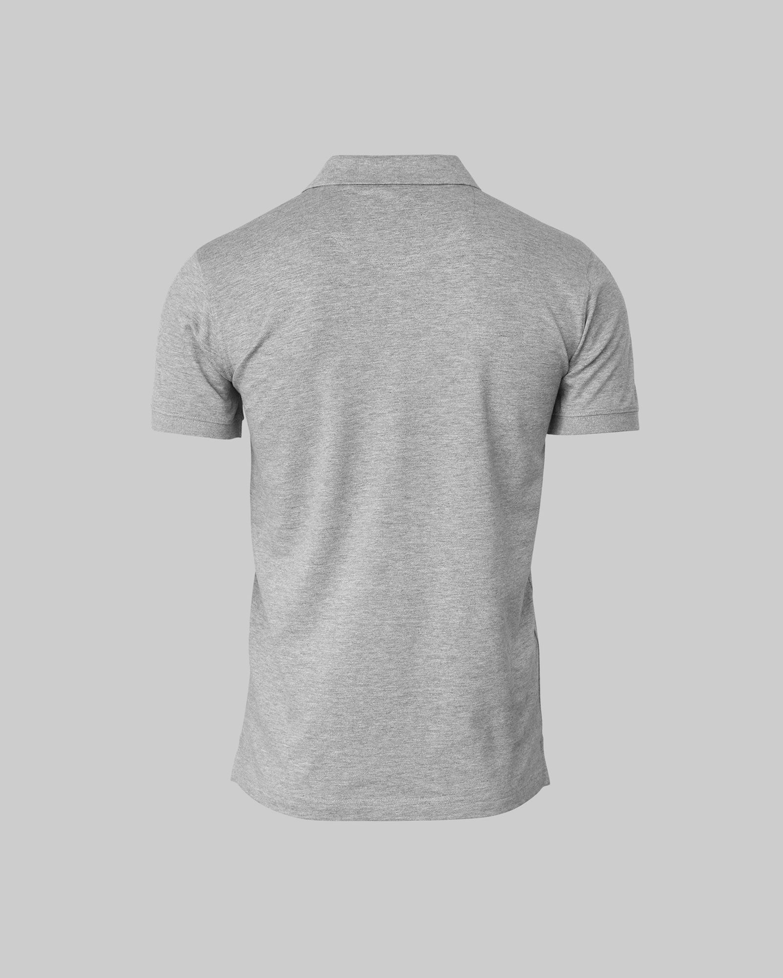 Harvard Classic Men Grey Melange Back