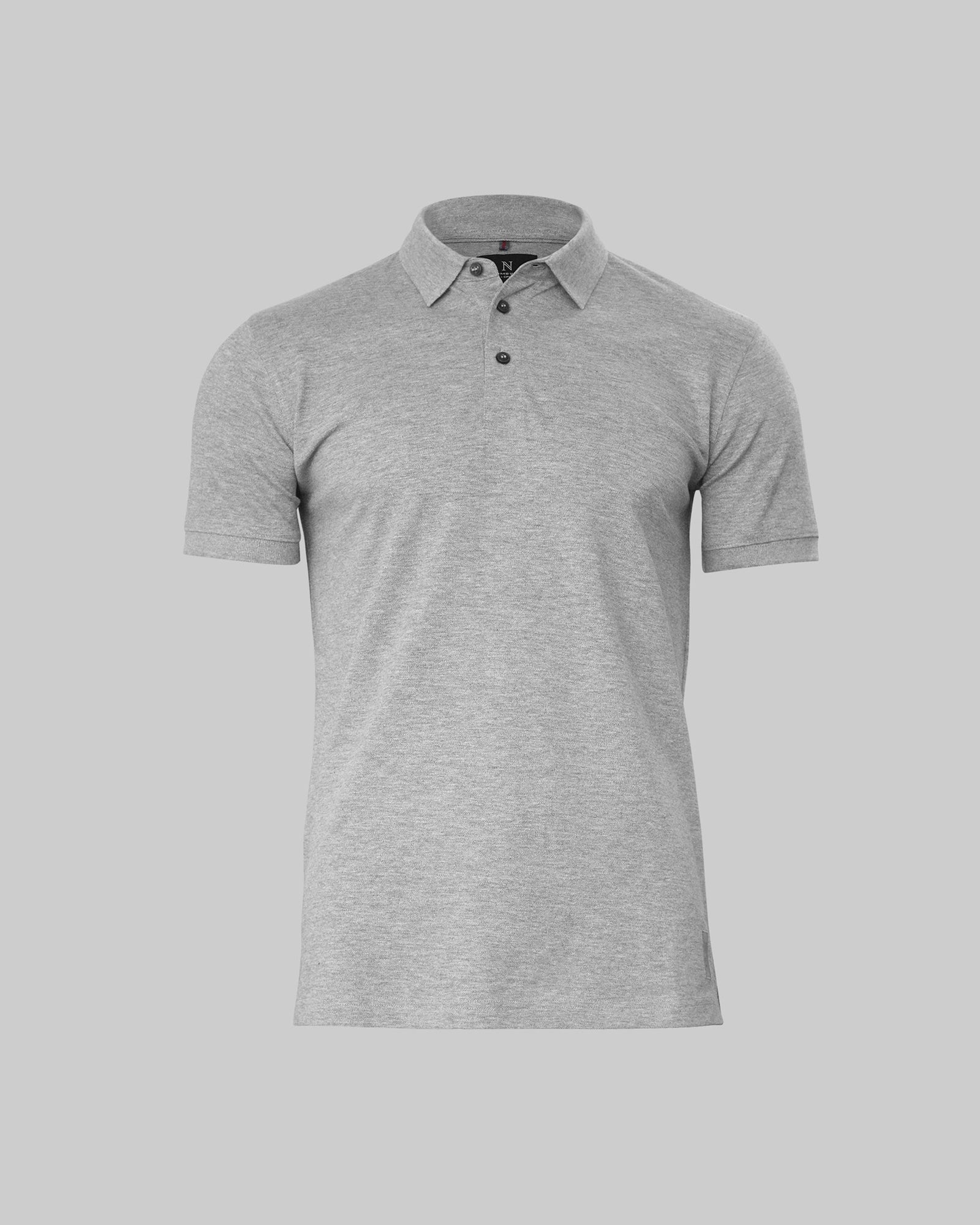 Harvard Classic Men Grey Melange Back