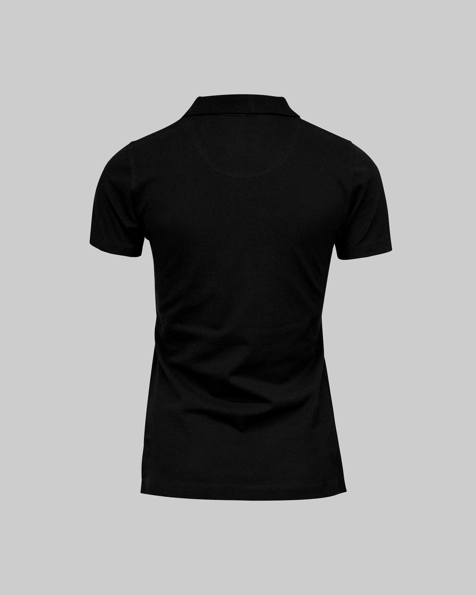 Harvard V Neck Women Black Back