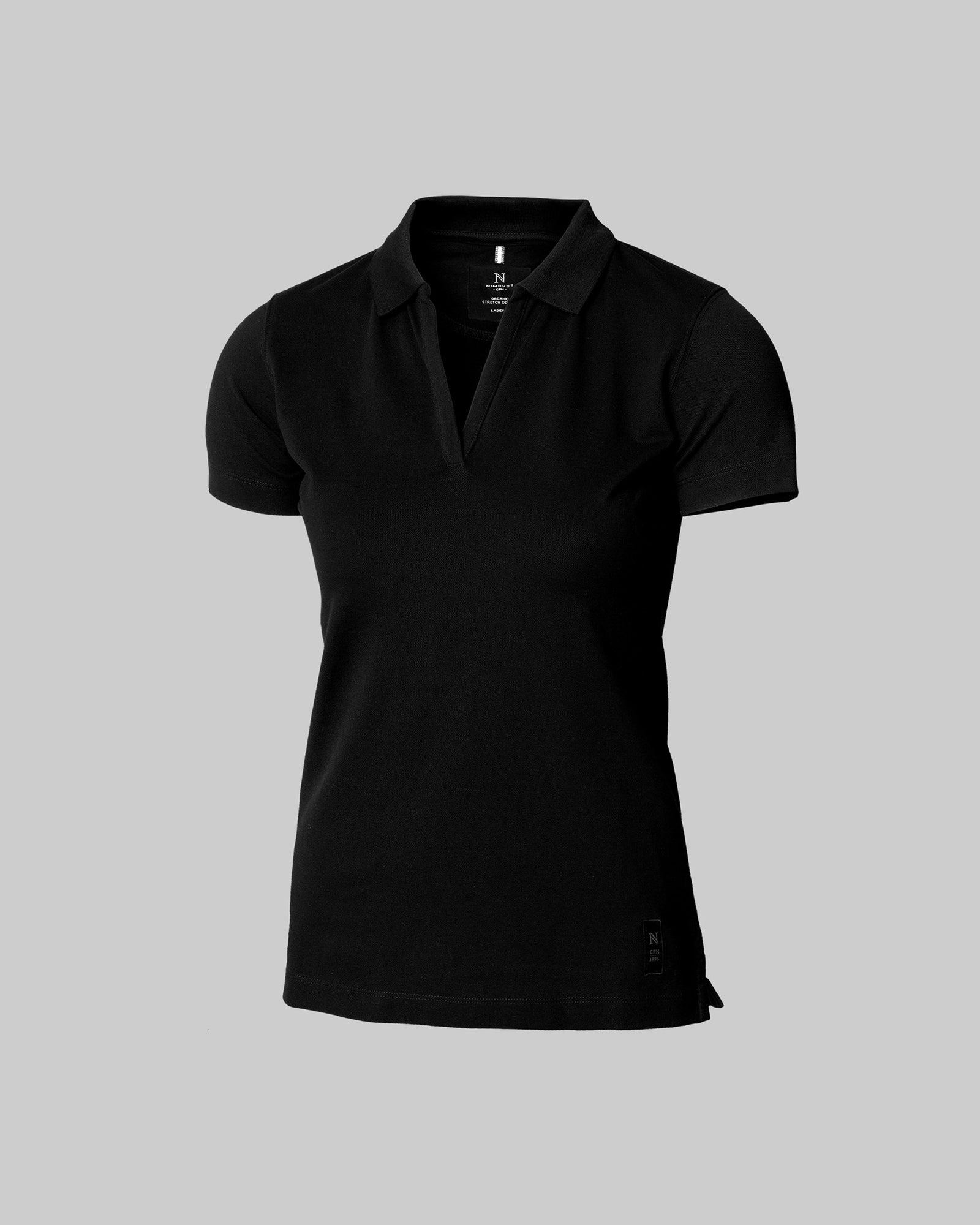 Harvard V Neck Women Black Back
