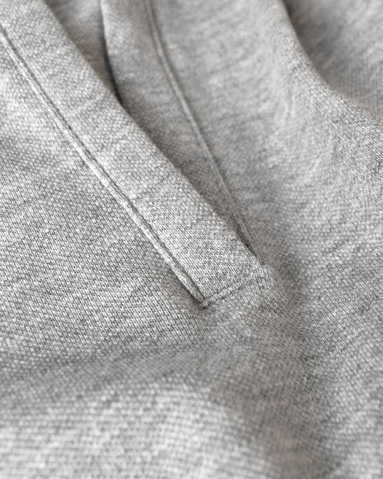 Harvard V Neck Women Grey Melange Back