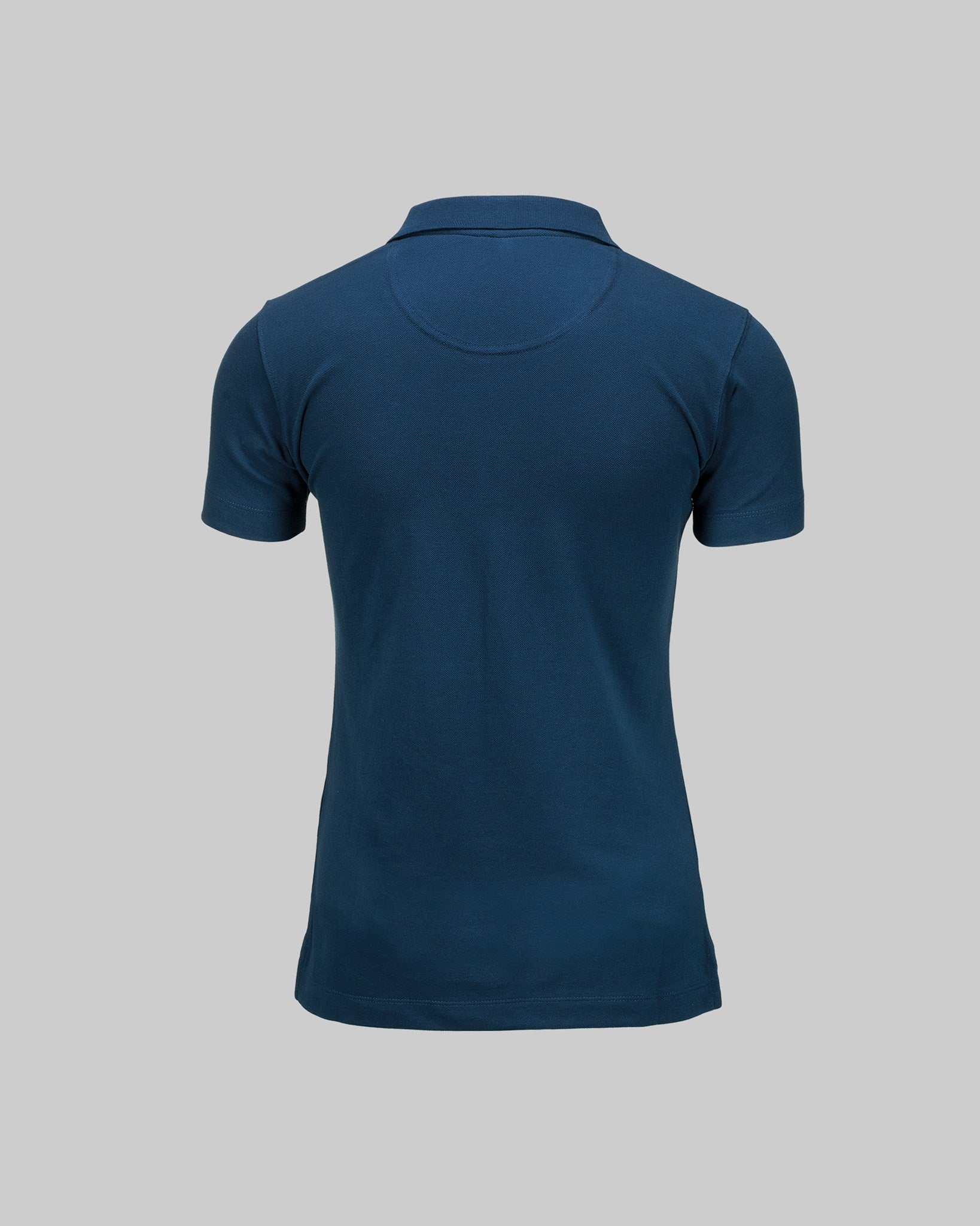 Harvard V Neck Women Indigo Blue Back