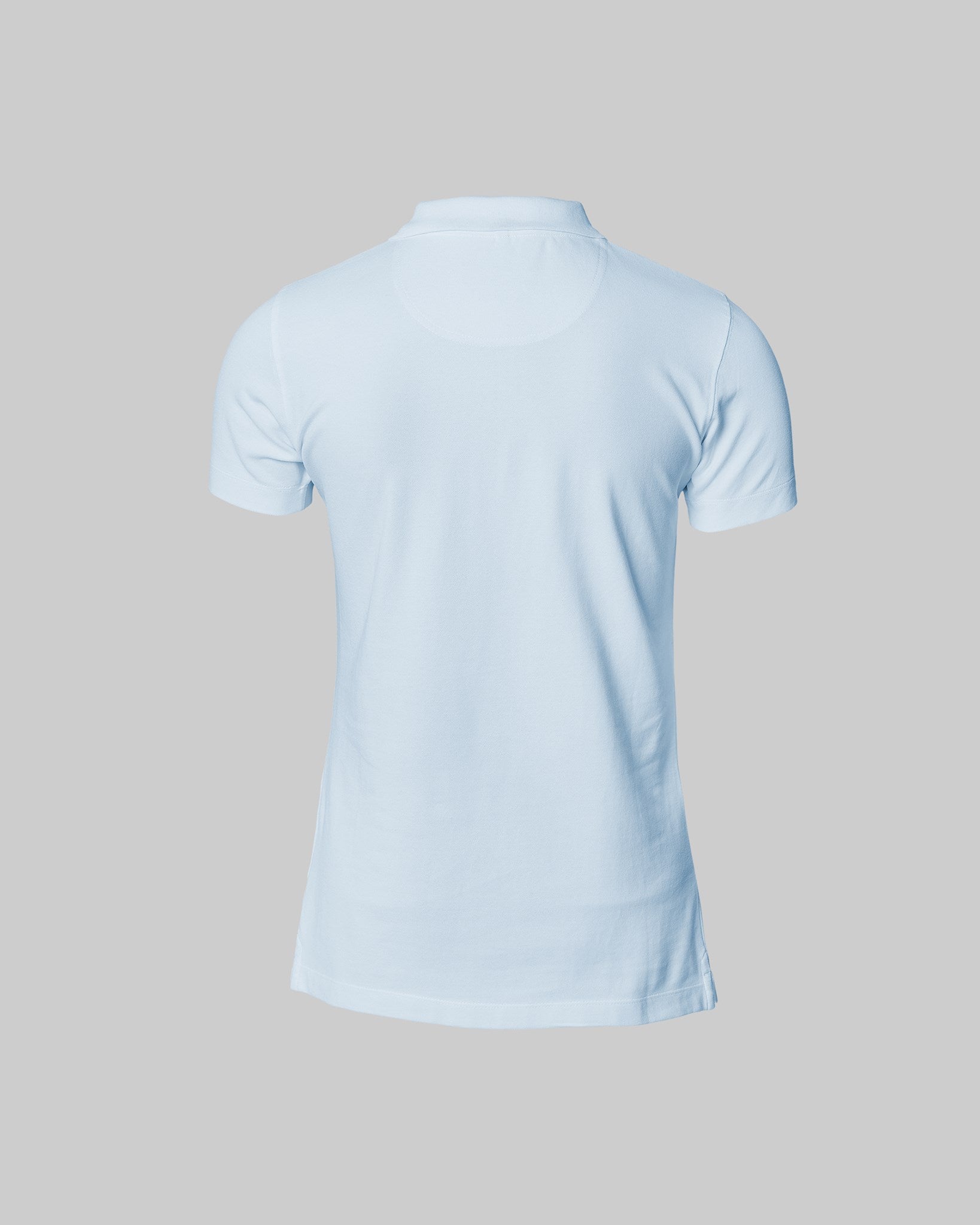 Harvard V Neck Women Sky Blue Back