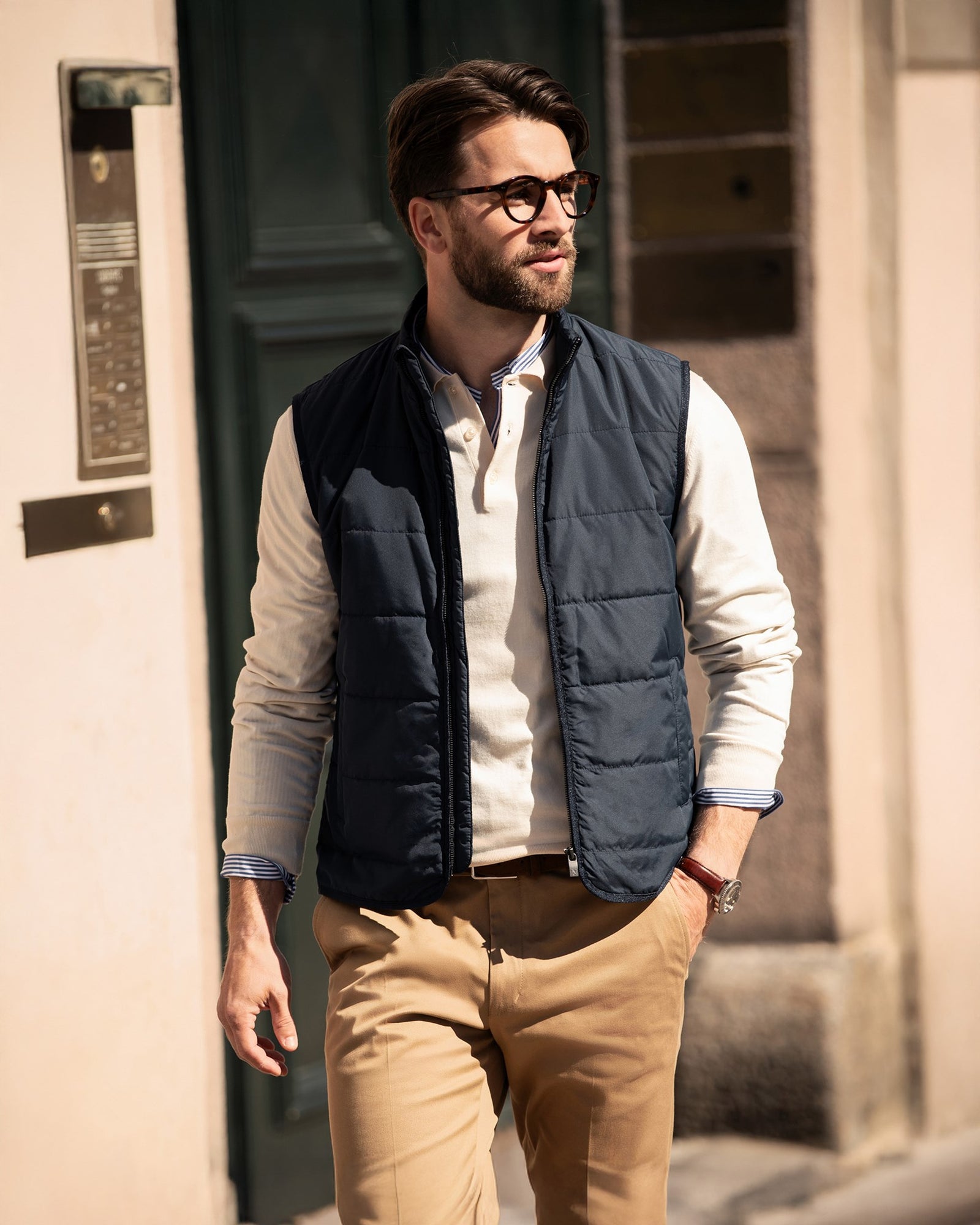 Hudson Men Dark Navy Back