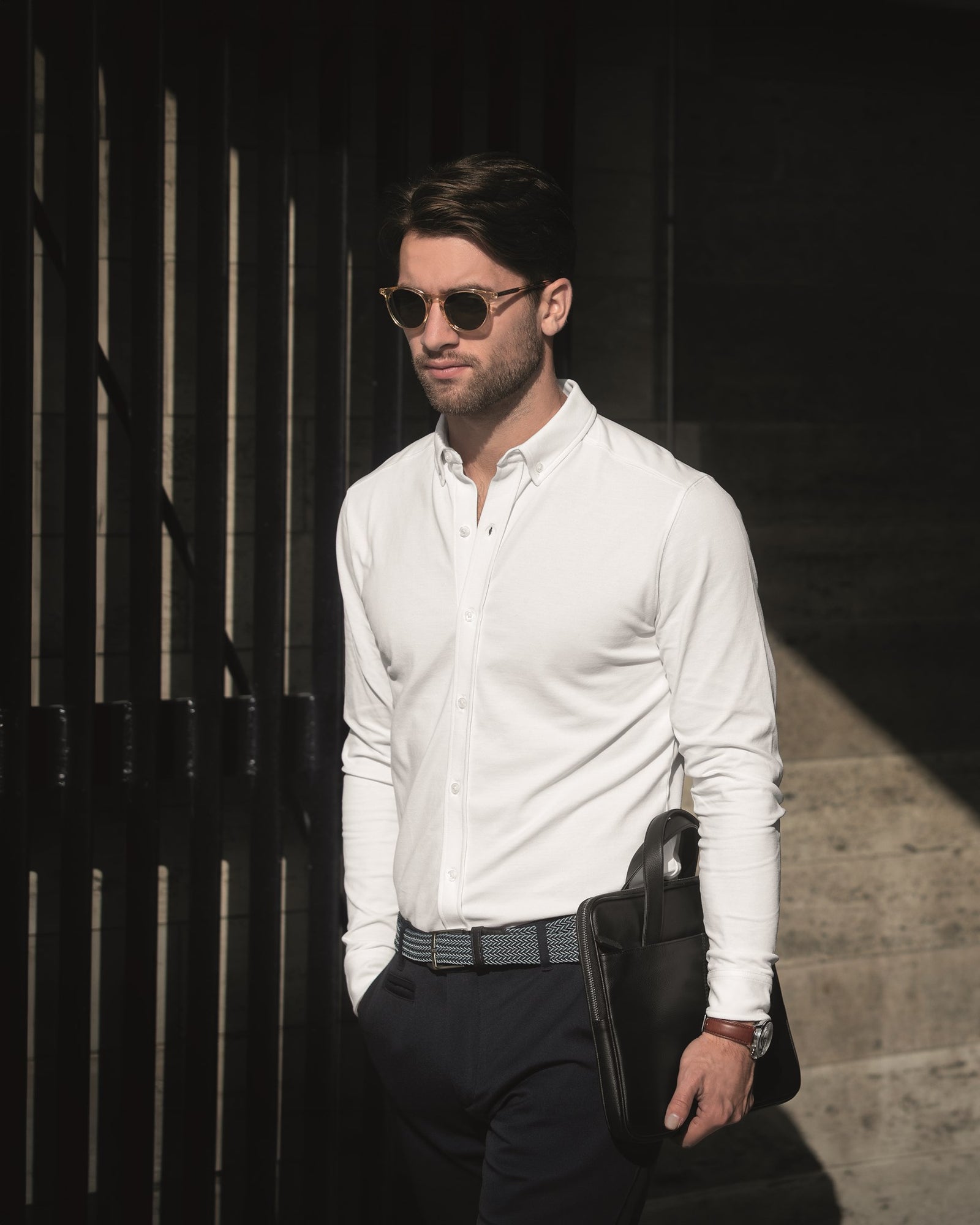 Kingston Men White Back