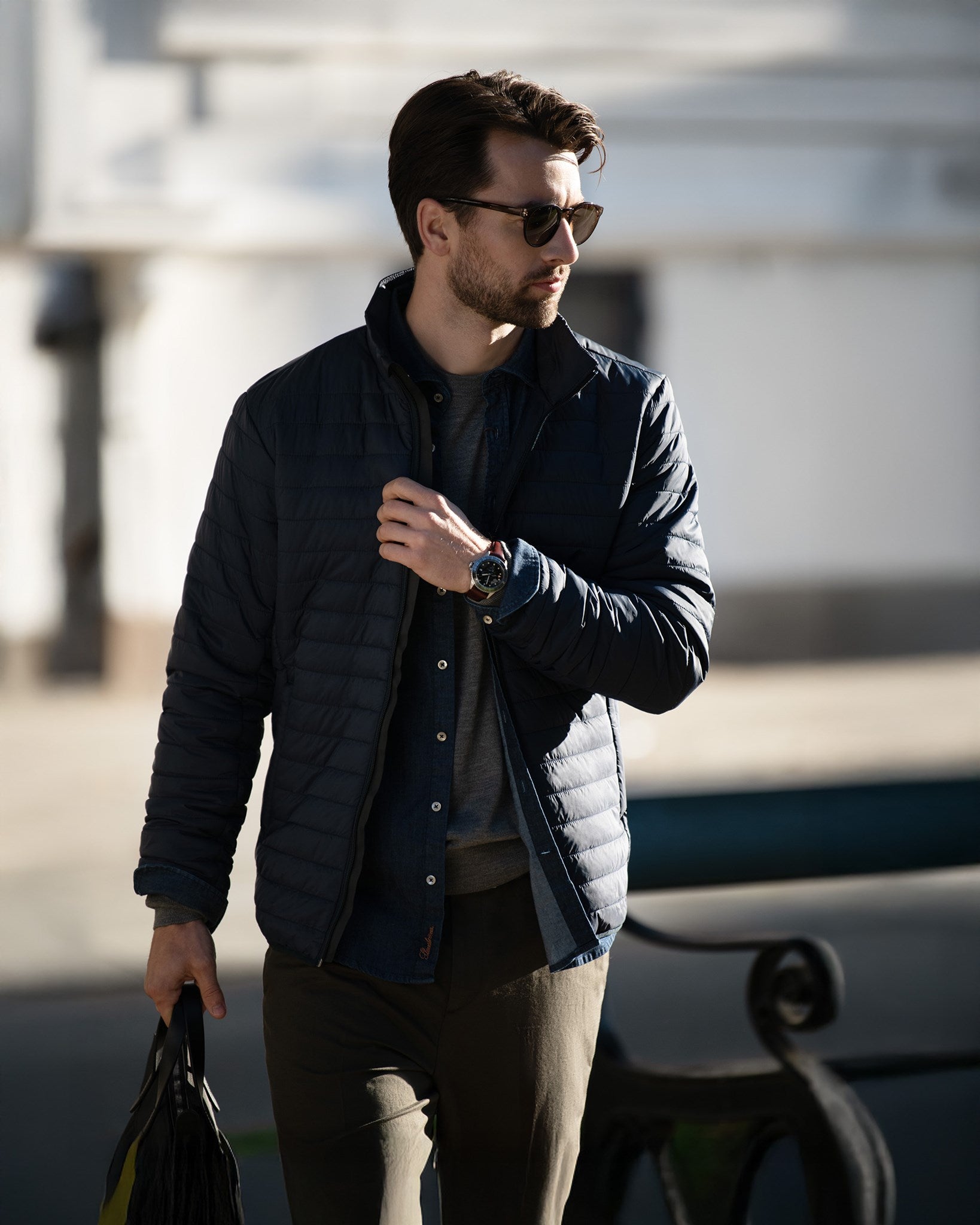 Olympia Men Navy SS25 Modelimage