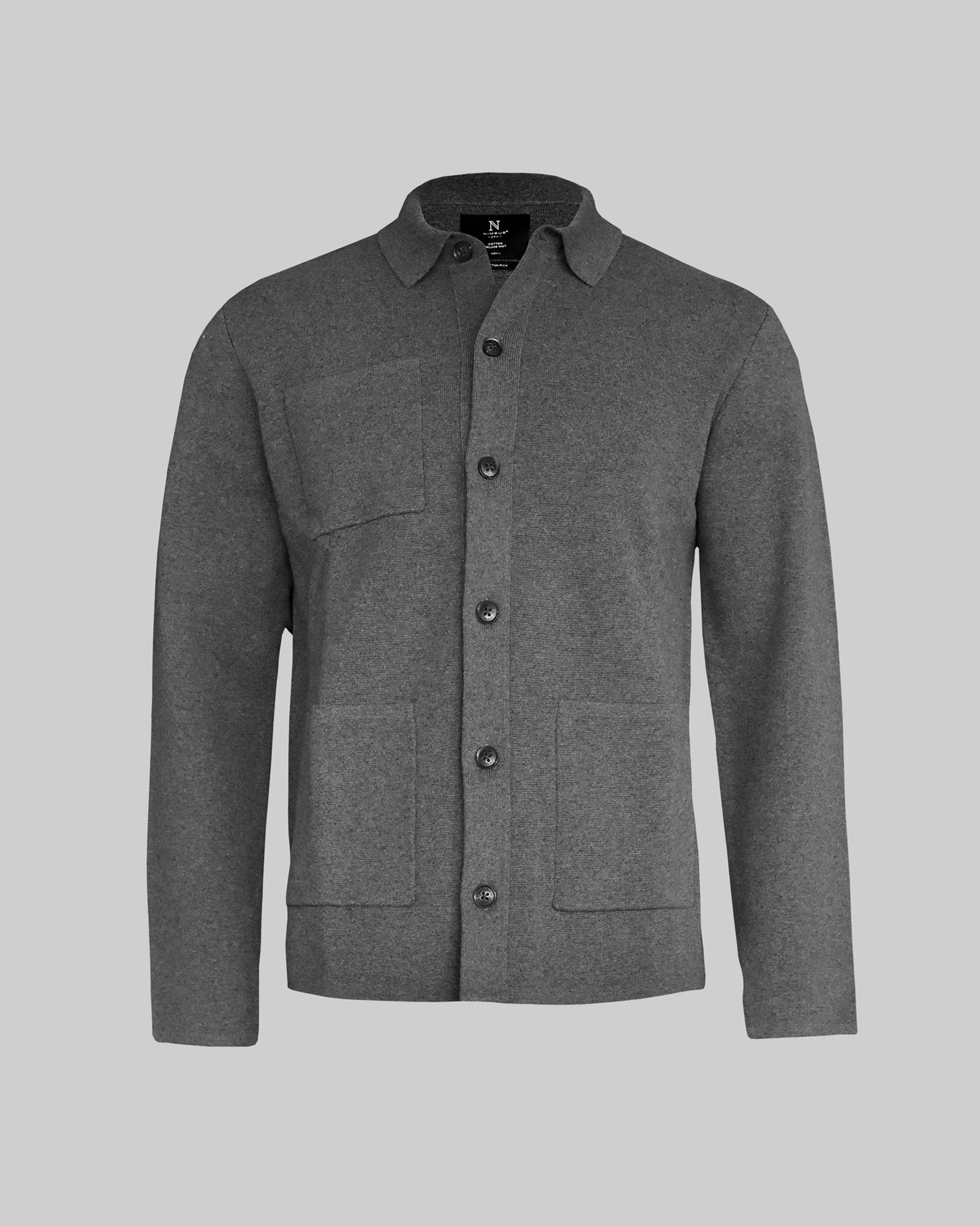 Wilton Men Dark Grey Melange Back